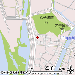 岡山県岡山市東区乙子150周辺の地図