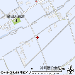 岡山県岡山市東区金田1209-7周辺の地図