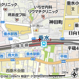 山陽電気鉄道株式会社　垂水定期券発売所周辺の地図