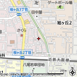 大阪府八尾市桜ヶ丘2丁目10周辺の地図