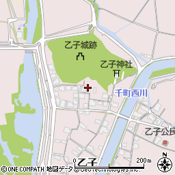 岡山県岡山市東区乙子141周辺の地図