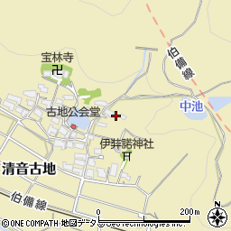 岡山県総社市清音古地221周辺の地図