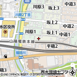 兵庫県神戸市垂水区坂上1丁目周辺の地図
