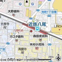 三井住友信託銀行八尾支店 ＡＴＭ周辺の地図
