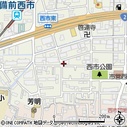 株式会社日本パーツ　岡山営業所周辺の地図