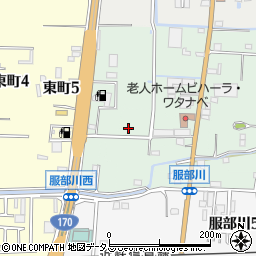 大阪府八尾市山畑84周辺の地図