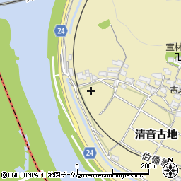 岡山県総社市清音古地107周辺の地図