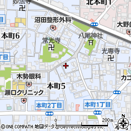 株式会社上田工務店周辺の地図