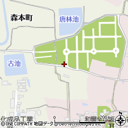 青垣霊園周辺の地図