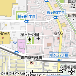 ファミール八尾桜ケ丘弐番館周辺の地図