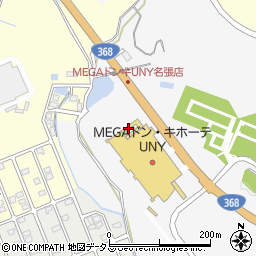 三重県名張市下比奈知3100-12周辺の地図