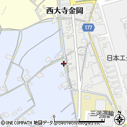 岡山県岡山市東区金田1490周辺の地図