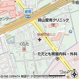 岡山県岡山市中区倉田494周辺の地図