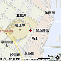 愛知県田原市中山町北松渕72周辺の地図