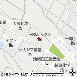 日弘ビックス株式会社　静岡工場周辺の地図