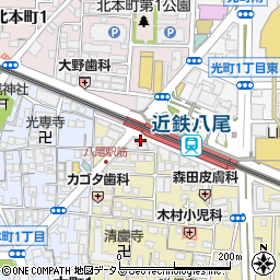 高学館　近鉄八尾校周辺の地図