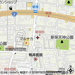 サーパス芳田庭園周辺の地図
