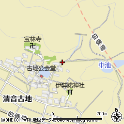 岡山県総社市清音古地205周辺の地図