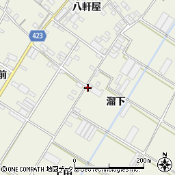 愛知県田原市中山町郷前164周辺の地図