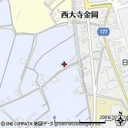 岡山県岡山市東区金田1462周辺の地図