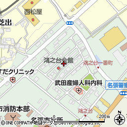 三重県名張市鴻之台１番町110周辺の地図