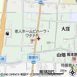 大阪府八尾市山畑92-5周辺の地図