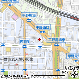ヤガミ大阪支店周辺の地図