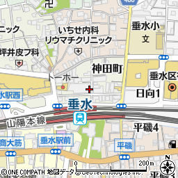 兵庫県神戸市垂水区神田町周辺の地図