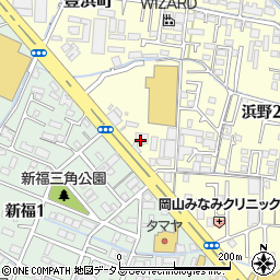 浅野産業株式会社　岡山総合事業所周辺の地図