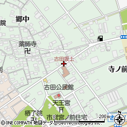 古田坂上周辺の地図