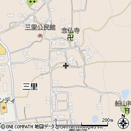 奈良県生駒郡平群町三里591周辺の地図