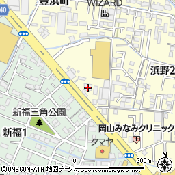 浅野産業株式会社　岡山支店周辺の地図