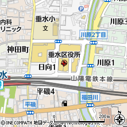 神戸市立垂水区文化センター周辺の地図
