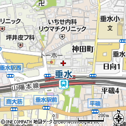 ダイソー神戸垂水店周辺の地図