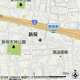 岡山県岡山市南区新保680-5周辺の地図