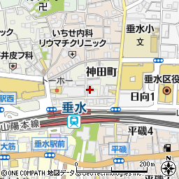 日新信用金庫垂水支店周辺の地図