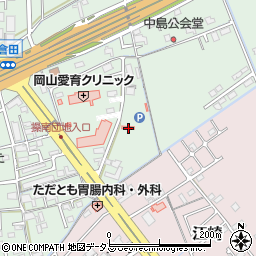 岡山県岡山市中区倉田446周辺の地図