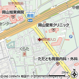 岡山県岡山市中区倉田524周辺の地図