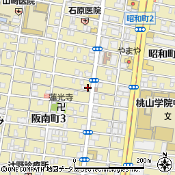 水道レスキュー大阪市阿倍野区阪南町営業所周辺の地図
