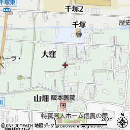 大阪府八尾市山畑103周辺の地図