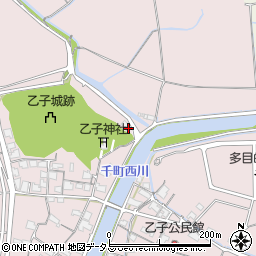 岡山県岡山市東区乙子265周辺の地図