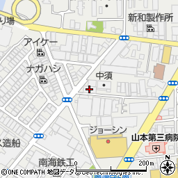 松本運送周辺の地図