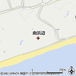 愛知県田原市南神戸町南浜辺周辺の地図