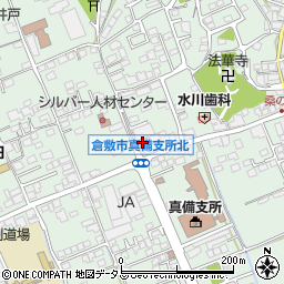 岡山県建設労働組合　吉備支部周辺の地図