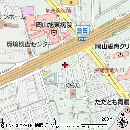 岡山県岡山市中区倉田535周辺の地図