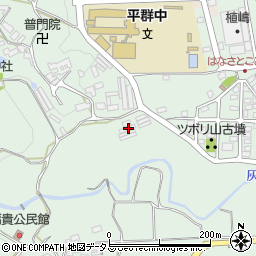 奈良県生駒郡平群町福貴1168周辺の地図