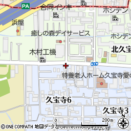 大和冷機工業株式会社　八尾営業所周辺の地図