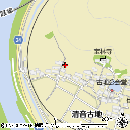 岡山県総社市清音古地142周辺の地図