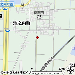 奈良県大和郡山市池之内町271周辺の地図