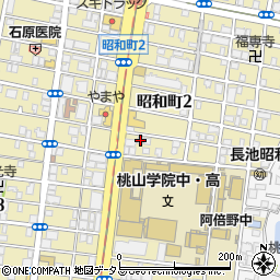 鍵の３６５日救急車昭和町・北畠・晴明通・丸山通周辺の地図
